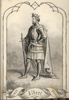 Albert the Magnanimous (1397-1439), King of Hungary and Croatia. Artist: Vizkelety, Béla (1825-1864)
