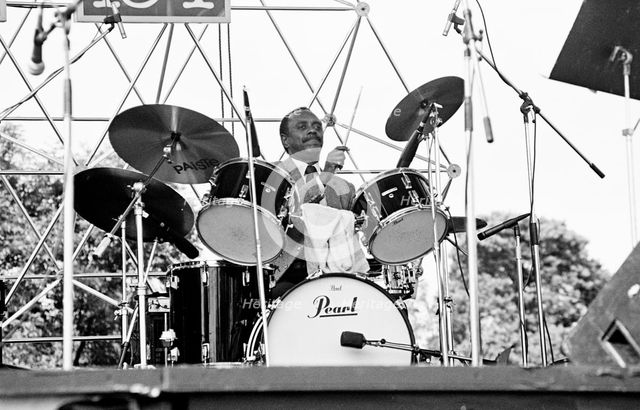 Albert 'Tootie' Heath, Capital Jazz, Knebworth, July 1982. Artist: Brian O'Connor.