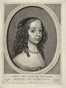 Albertine Agnes of Nassau, n.d. Creator: Cornelis de Visscher
