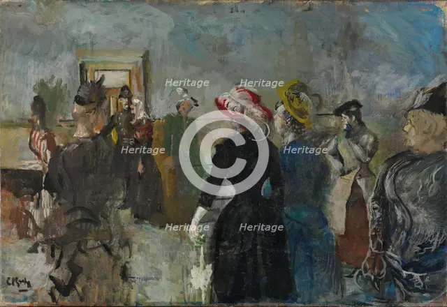 Albertine (late version), 1917. Creator: Christian Krohg.