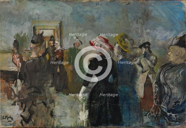 Albertine (late version), 1917. Creator: Christian Krohg.