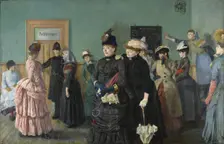 Albertine to See the Police Surgeon, Started 1885, ended 1887. Creator: Christian Krohg