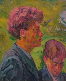 Alberto and Diego, 1919. Creator: Giacometti, Giovanni (1868-1933)