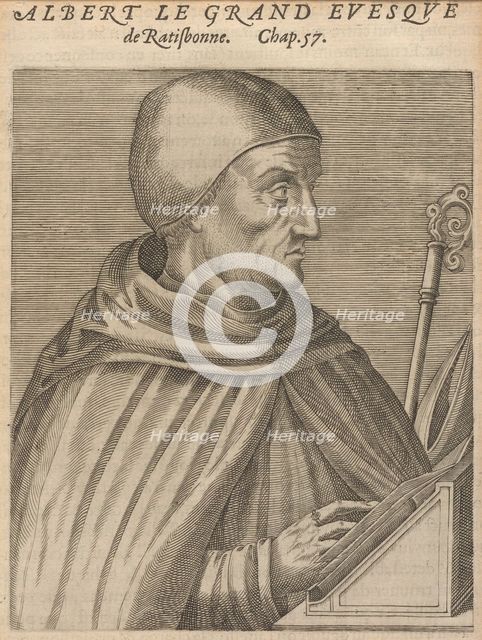 Albertus Magnus, 16th century. Creator: Unknown artist.