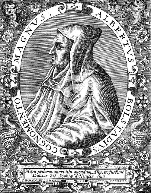 Albertus Magnus (c1200-1280) German-born Dominican friar, late 16th century. Artist: Unknown