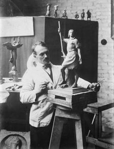 Albin Polasek, between c1915 and c1920. Creator: Bain News Service