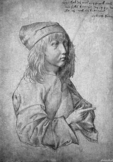 Albrecht Durer at the age of thirteen. From a drawing by himself 1484, (1906). Artist: Albrecht Durer