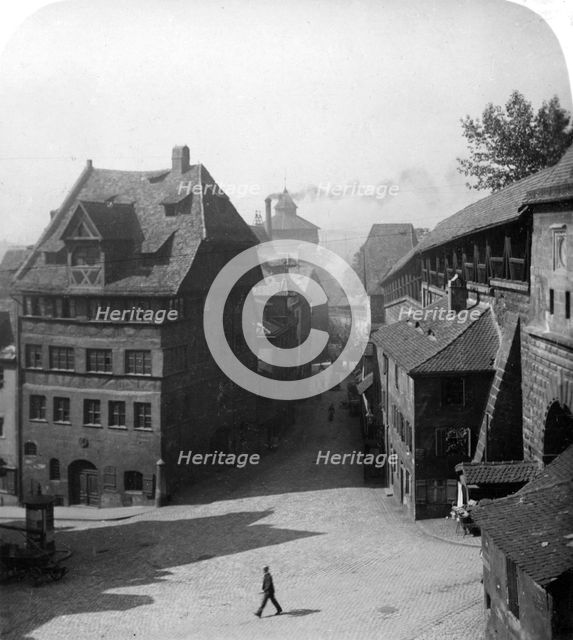 Albrecht Durer's House, Nuremberg, Germany, c1900. Artist: Wurthle & Sons