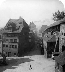 Albrecht Durer's House, Nuremberg, Germany, c1900. Artist: Wurthle & Sons