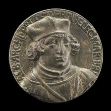 Albrecht of Brandenburg, 1490-1545, Cardinal 1518 [obverse], 16th century. Creator: Unknown