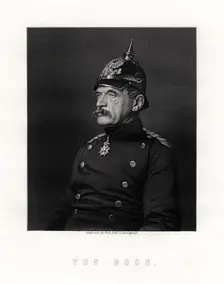 Albrecht Theodor Graf Emil von Roon, Prussian soldier and politician, 19th century.Artist: W Holl