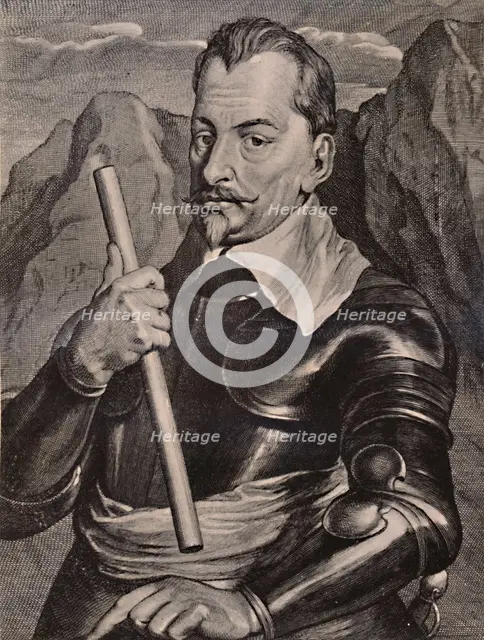 Albrecht von Wallenstein, Bohemian general, 17th century (1894). Artist: Pieter de Jode II.