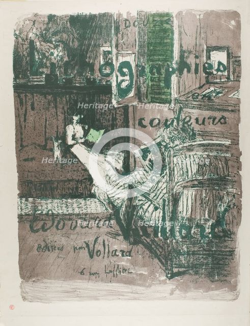 Album Cover for Landscapes and Interiors, 1899. Creator: Edouard Vuillard.
