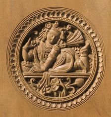 Album Cover with Shiva as the Destroyer of the Three Cities of the Demons..., c.1875-c.1900. Creator: N. Sivappa