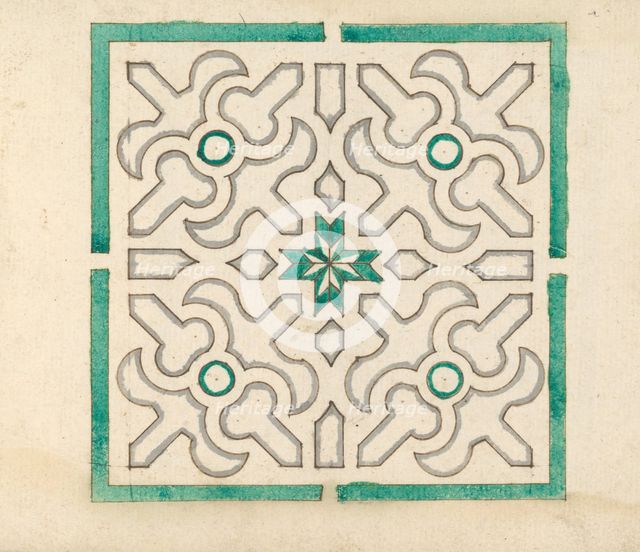 Album containing 75 Drawings for Garden Trellises & Parterres, ca. 1610-40. Creator: Jorg Rurfinger.