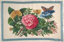 Album Containing Twelve Paintings of Flowers, 19th century. Creator: Unknown