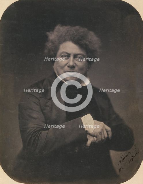 [Album Containing Photographs, Engravings, Drawings, and Publications Pertaining ..., November 1855. Creator: Nadar.