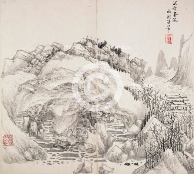 Album After Old Masters and Poems, 1650-1717. Creator: Wang Hui.