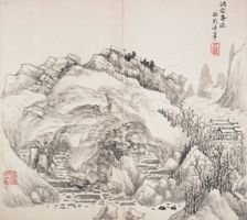Album After Old Masters and Poems, 1650-1717. Creator: Wang Hui