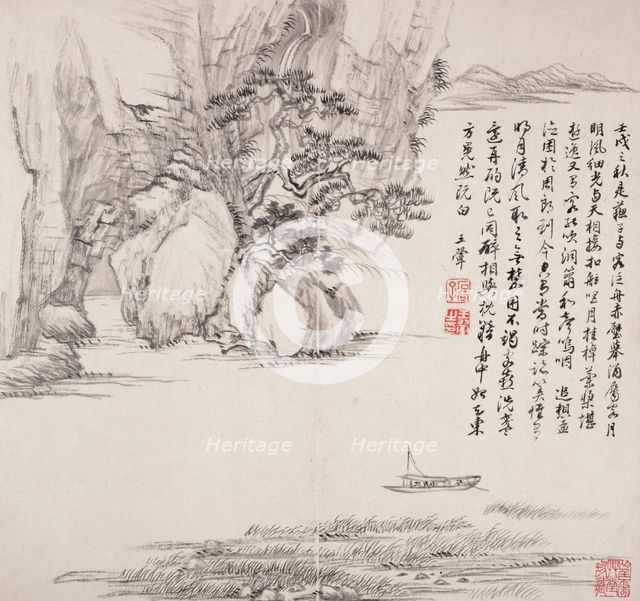 Album after old masters and poems, 1650-1717. Creator: Wang Hui.