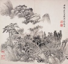 Album after old masters and poems, 1650-1717. Creator: Wang Hui