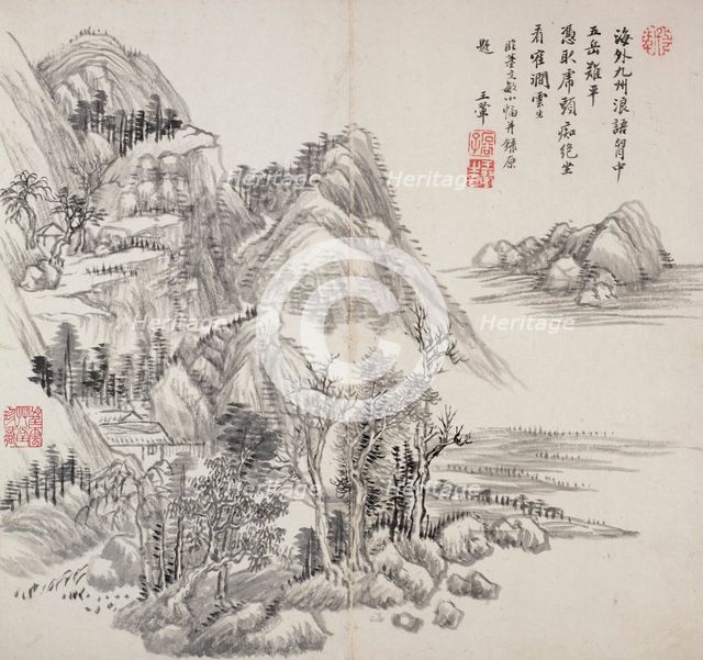 Album after old masters and poems, 1650-1717. Creator: Wang Hui.