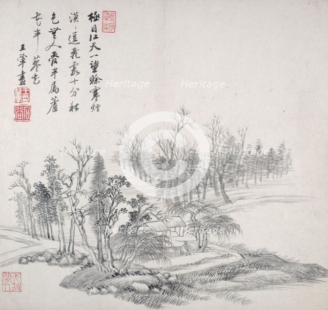 Album after old masters and poems, 1650-1717. Creator: Wang Hui.