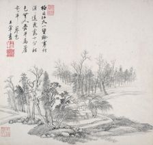 Album after old masters and poems, 1650-1717. Creator: Wang Hui