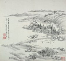 Album after old masters and poems, 1650-1717. Creator: Wang Hui