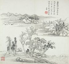 Album after old masters and poems, 1650-1717. Creator: Wang Hui