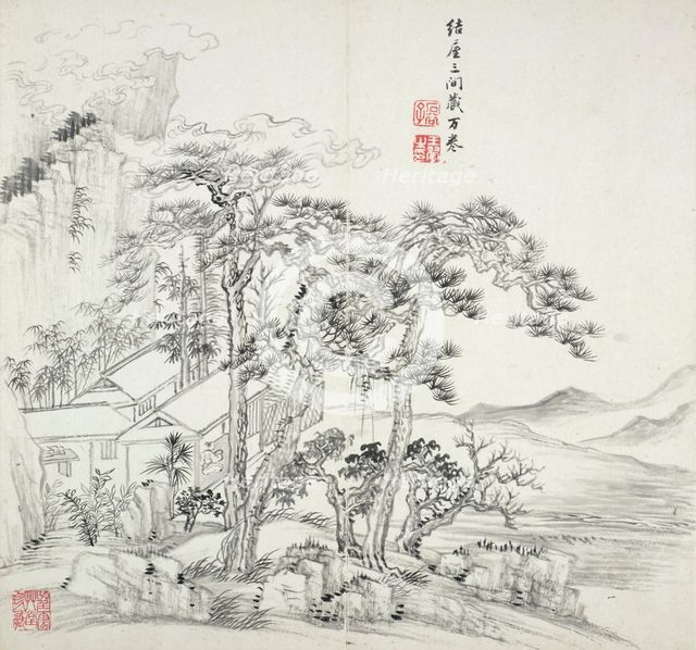 Album after old masters and poems, 1650-1717. Creator: Wang Hui.