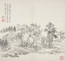 Album after old masters and poems, 1650-1717. Creator: Wang Hui