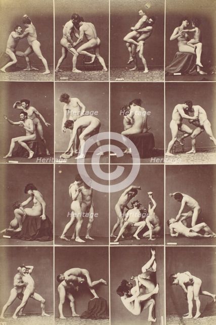 Album d'études-Poses, ca. 1880. Creator: Louis Igout.