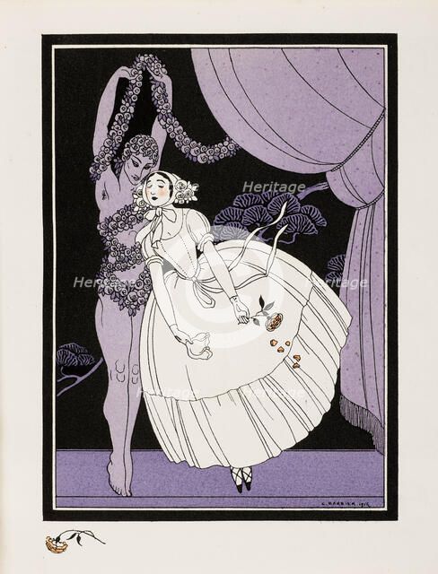 Album dédié à Tamar Karsavina, 1914. Creator: Barbier, George (1882-1932).