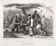 Album for 1832: Un famous diplomat à dit..., 1832. Creator: Auguste Raffet (French, 1804-1860)