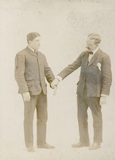 Album of 67 Photographic Studies of Self-Defense Maneuvers, ca. 1895. Creator: Unknown