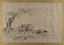 Album of Copies of Chinese Paintings, 17th century. Creator: Kanô Yôboku Tsunenobu