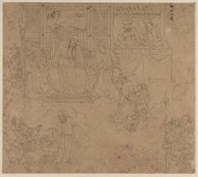 Album of Daoist and Buddhist Themes: Kings of Hells: Leaf 27, 1200s. Creator: Unknown