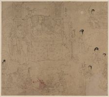 Album of Daoist and Buddhist Themes: Kings of Hells: Leaf 28, 1200s. Creator: Unknown