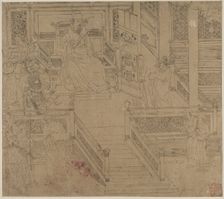 Album of Daoist and Buddhist Themes: Kings of Hells: Leaf 29, 1200s. Creator: Unknown