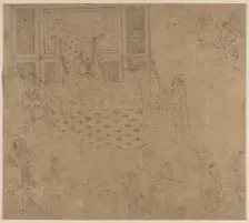 Album of Daoist and Buddhist Themes: Kings of Hells: Leaf 31, 1200s. Creator: Unknown