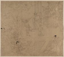 Album of Daoist and Buddhist Themes: Kings of Hells: Leaf 32, 1200s. Creator: Unknown