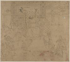Album of Daoist and Buddhist Themes: Kings of Hells: Leaf 34, 1200s. Creator: Unknown