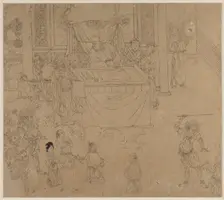 Album of Daoist and Buddhist Themes: Kings of Hells: Leaf 35, 1200s. Creator: Unknown