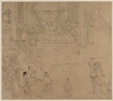 Album of Daoist and Buddhist Themes: Kings of Hells: Leaf 35, 1200s. Creator: Unknown