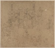 Album of Daoist and Buddhist Themes: Kings of Hells: Leaf 36, 1200s. Creator: Unknown