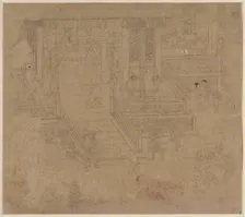 Album of Daoist and Buddhist Themes: Kings of Hells: Leaf 37, 1200s. Creator: Unknown
