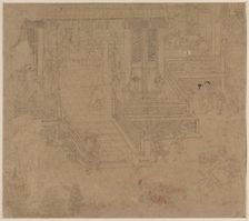 Album of Daoist and Buddhist Themes: Kings of Hells: Leaf 37, 1200s. Creator: Unknown
