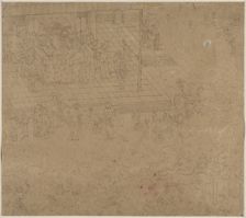 Album of Daoist and Buddhist Themes: Kings of Hells: Leaf 38, 1200s. Creator: Unknown
