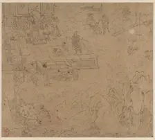 Album of Daoist and Buddhist Themes: Kings of Hells: Leaf 39, 1200s. Creator: Unknown